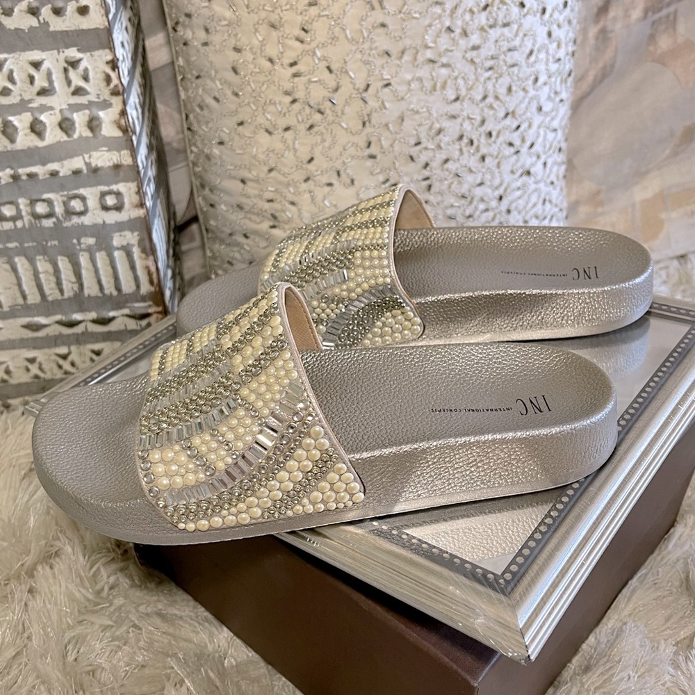 Inc Concepts Metallic Slides - image 6